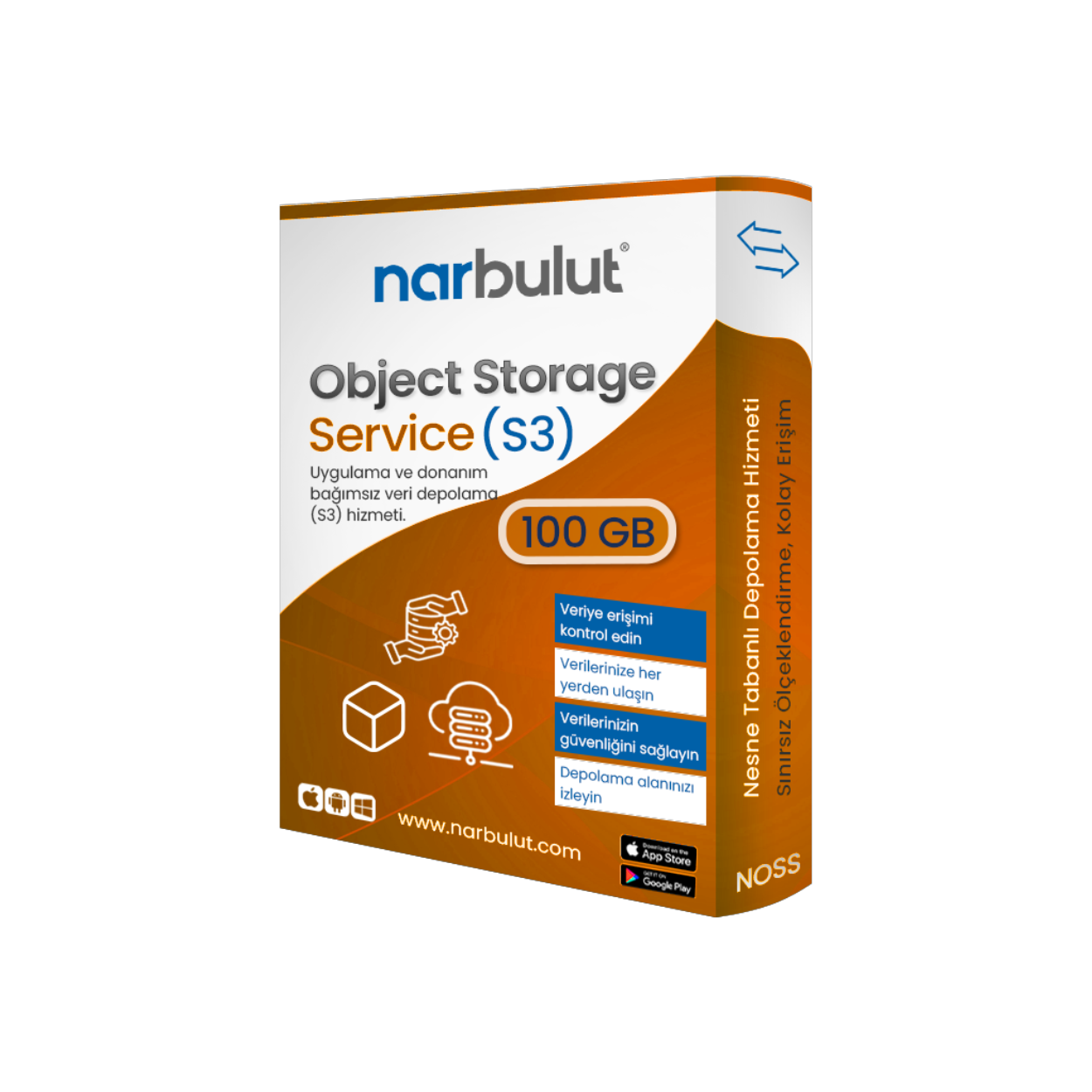 eHd9QaIuyP03WCldIvr1qnorHHcn6jy15kZZoG4i NARBULUT (S3) 100GB Object Storage Service - 1 year of basic support is included - Görsel 1