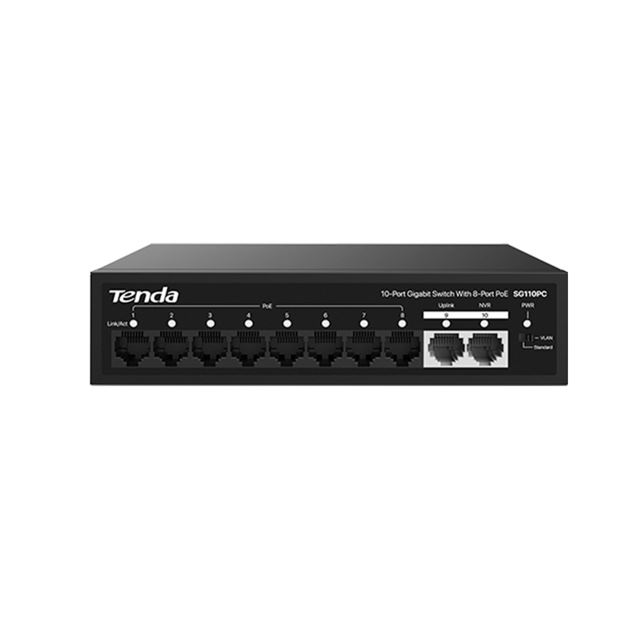 hXhy9ItGHZpDDgWlQazrhYqVStH8hkrNjSm22INe TENDA SG110PC 8GE PoE+ Port (100W), 2GE Uplink Desktop Switch - Görsel 1