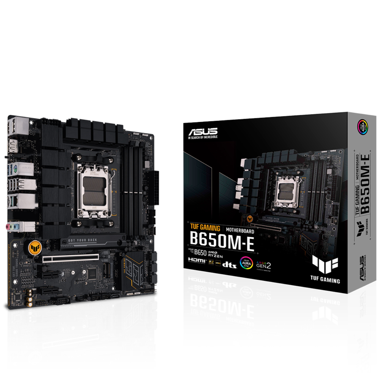 iYRIsbSAFnLXHblmEXQ9nZ70y727PleVjaPOYy8A ASUS TUF GAMING B650M-E AM5 DDR5 6400 2xDP HDMI Çift M2 USB3.2 AURA RGB mATX - Görsel 1