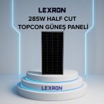 285W 16Bb Half-cut Topcon Mono Güneş Paneli -Karavan Özel Üretim