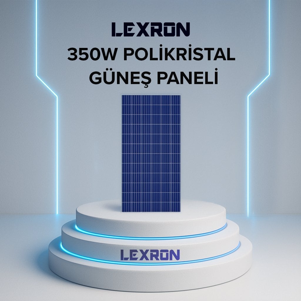 lexron-350w-polikristal-gunespaneli 350W Polykrıstal Güneş Paneli - Görsel 1