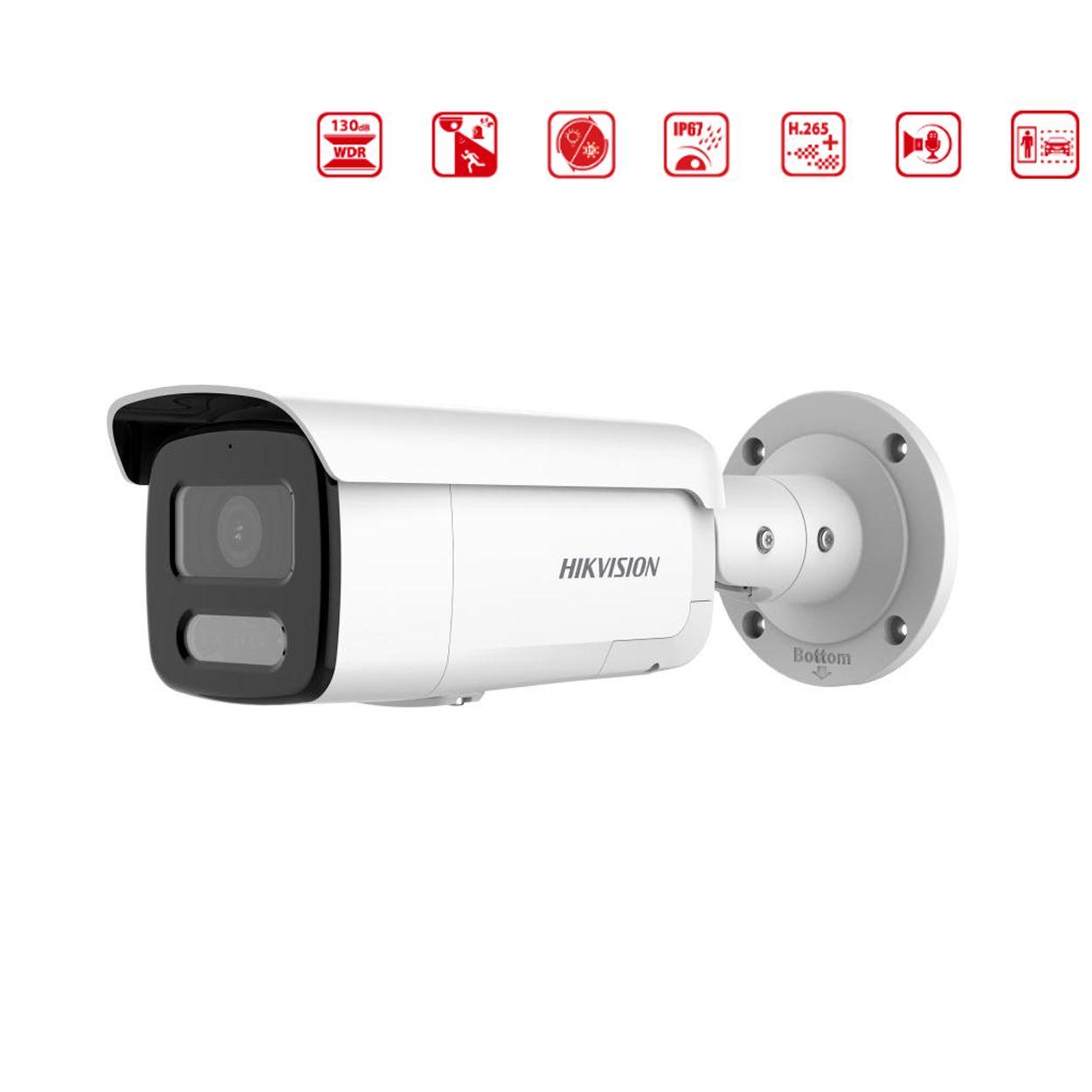 qMNnj6i7UHrfkNn8uK9H2ClCDbeoAbKSoKHL7Hux HIKVISION DS-2CD2T47G2H-LISU/SL 4MP 2.8mm Çift Yönlü Konuşma ColorVu WDR Bullet - Görsel 1