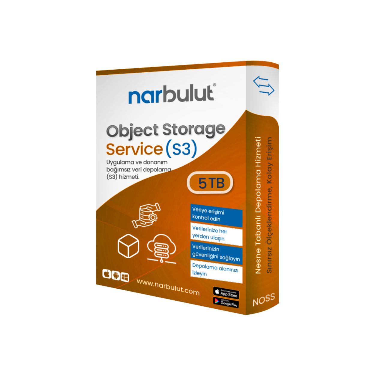 sD5HHx3cD7lpCByt5rU3c8QFuOKqz6dcMWio05t0 NARBULUT (S3) 5TB Object Storage Service - 1 year of basic support is included - Görsel 1