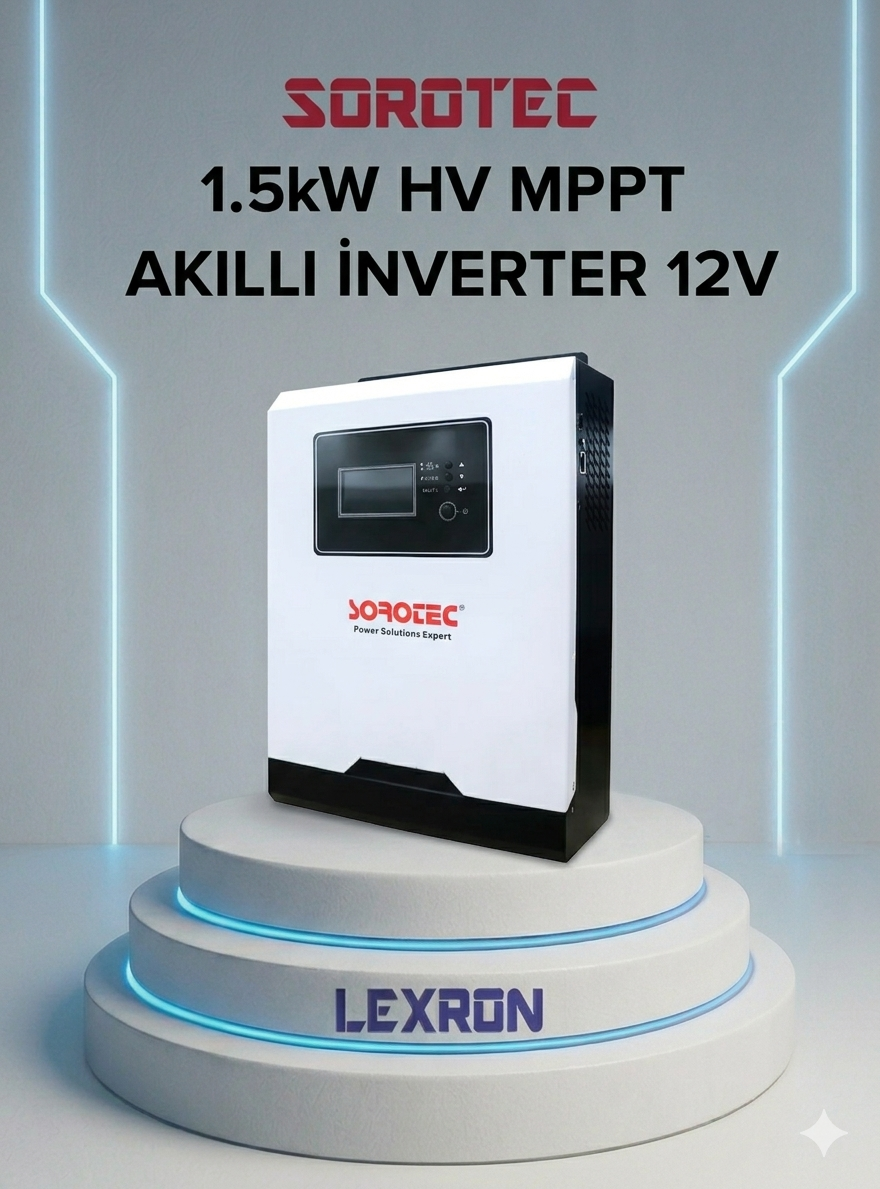 soratecc2 1.5Kw Hv Mppt Akıllı İnverter 12V Sorotec - Görsel 1
