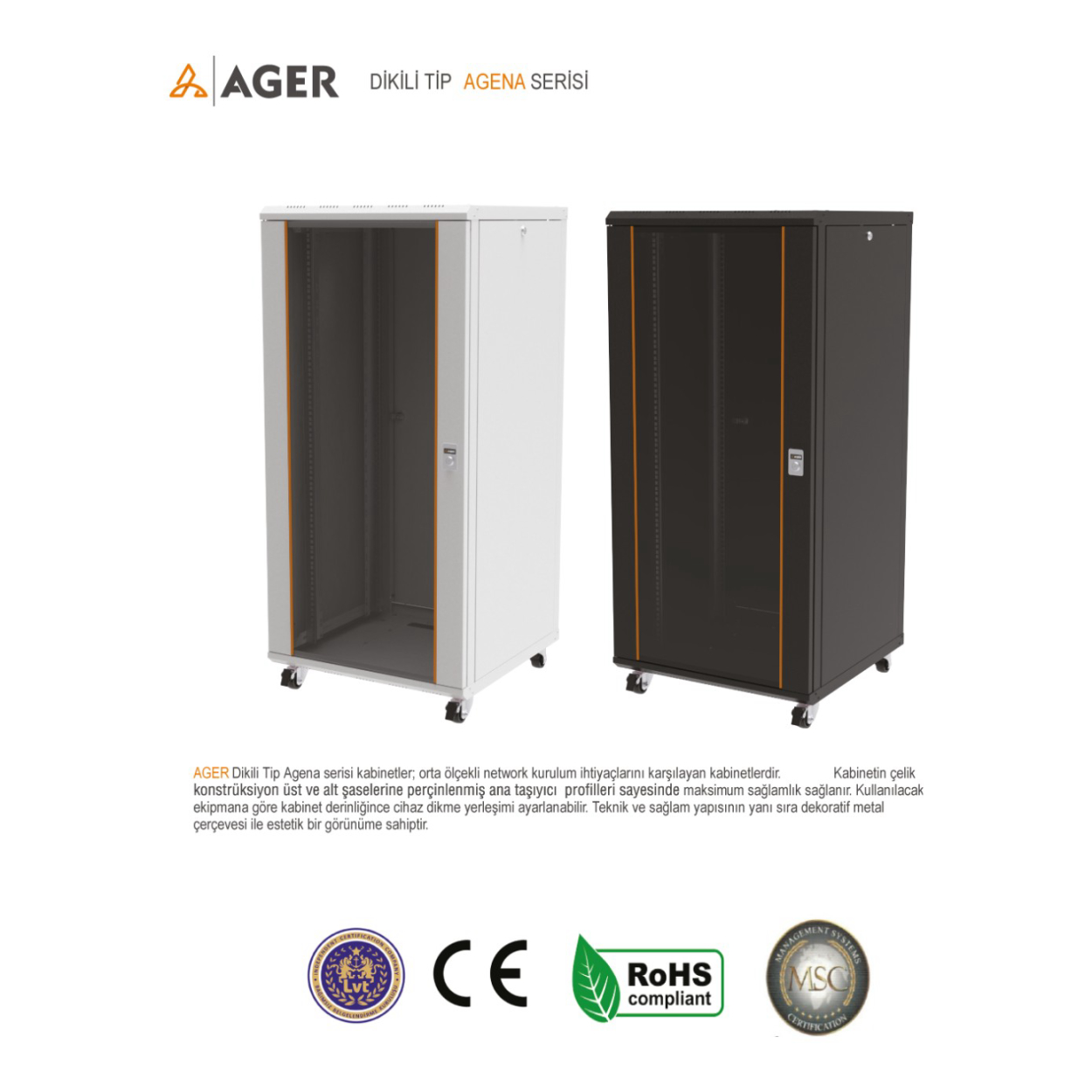 usTMTUK3GT9b2Qw4hRgdqcicPOnCehcT2yfTMqkN AGER Agena 16U W=600mm D=800mm 19'' Dikili Tip Kabinet - Görsel 1