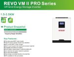 1.5Kw Hv Mppt Akıllı İnverter 12V Sorotec - Görsel 3