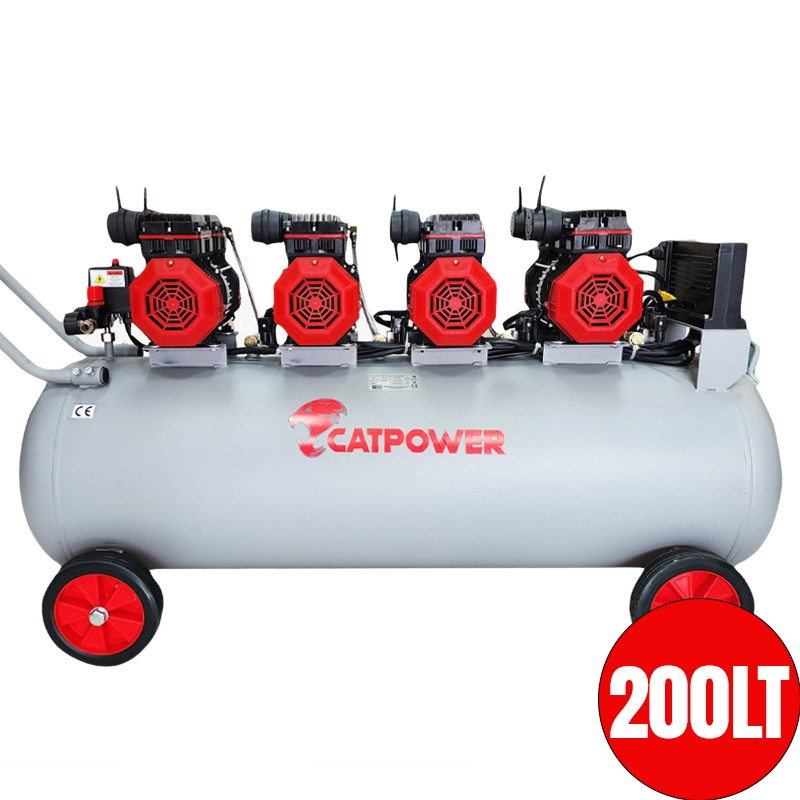 13 Catpower-1202- 200Lt Yağsız 8Hp Kompresör - Görsel 1