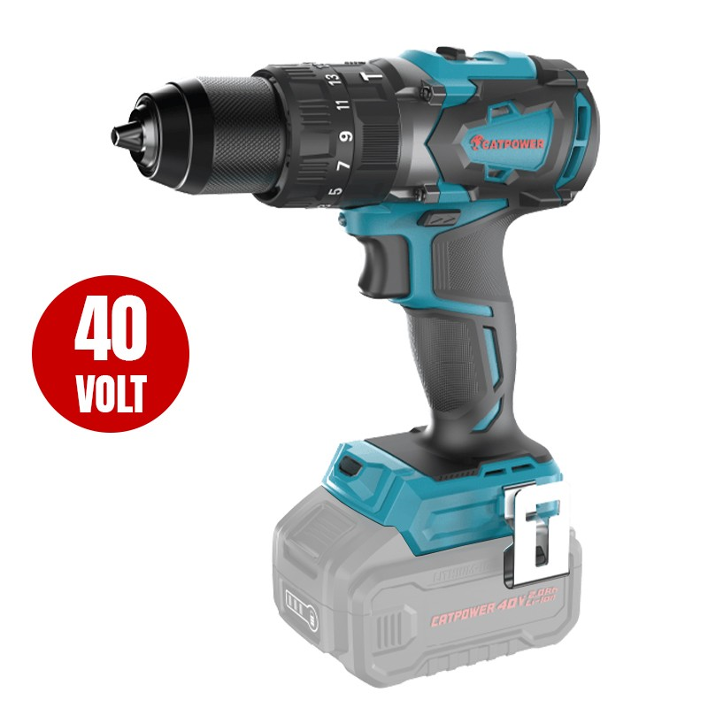 136 Kömürsüz Akülü Darbeli Vidalama Li-İon 40V 90Nm - Görsel 1
