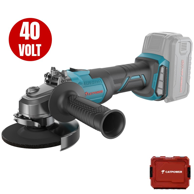 145 Kömürsüz Akülü Avuç Taşlama 115 Mm Li-İon 40V - Görsel 1