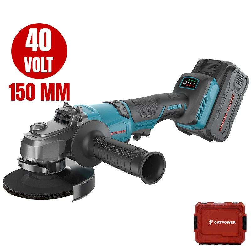 147 Kömürsüz Akülü Avuç Taşlama 150 Mm Li-İon 40V - Görsel 1