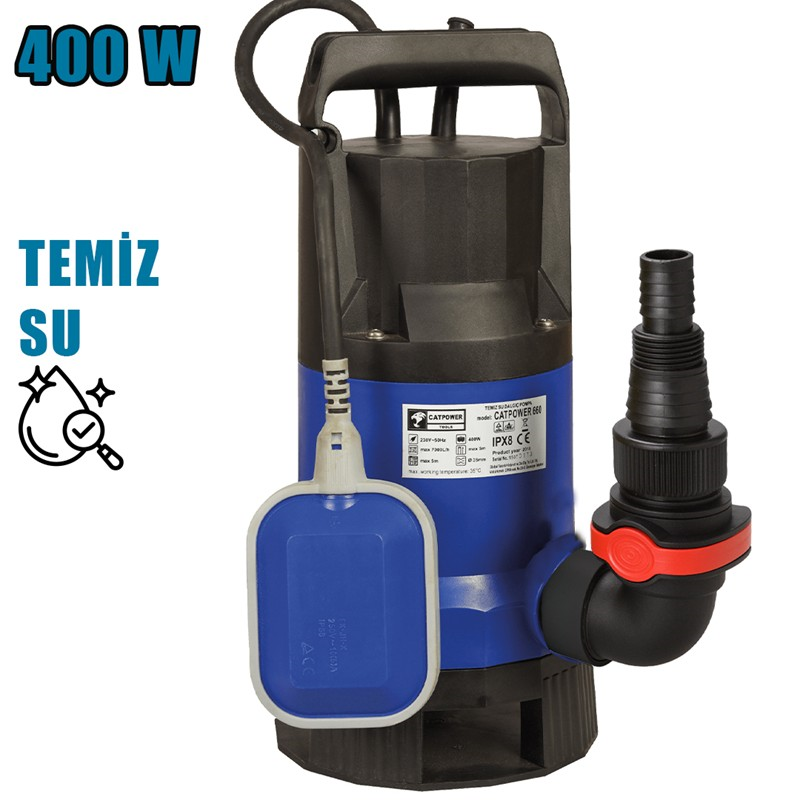 197 Temiz Su Dalgıç Pompa 7,5 Ton 400W - Görsel 1