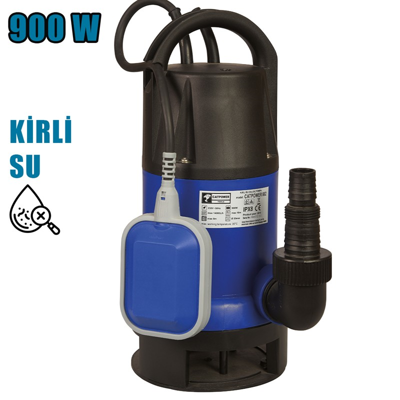 198 Kirli Su Dalgıç Pompa 14 Ton 900W - Görsel 1