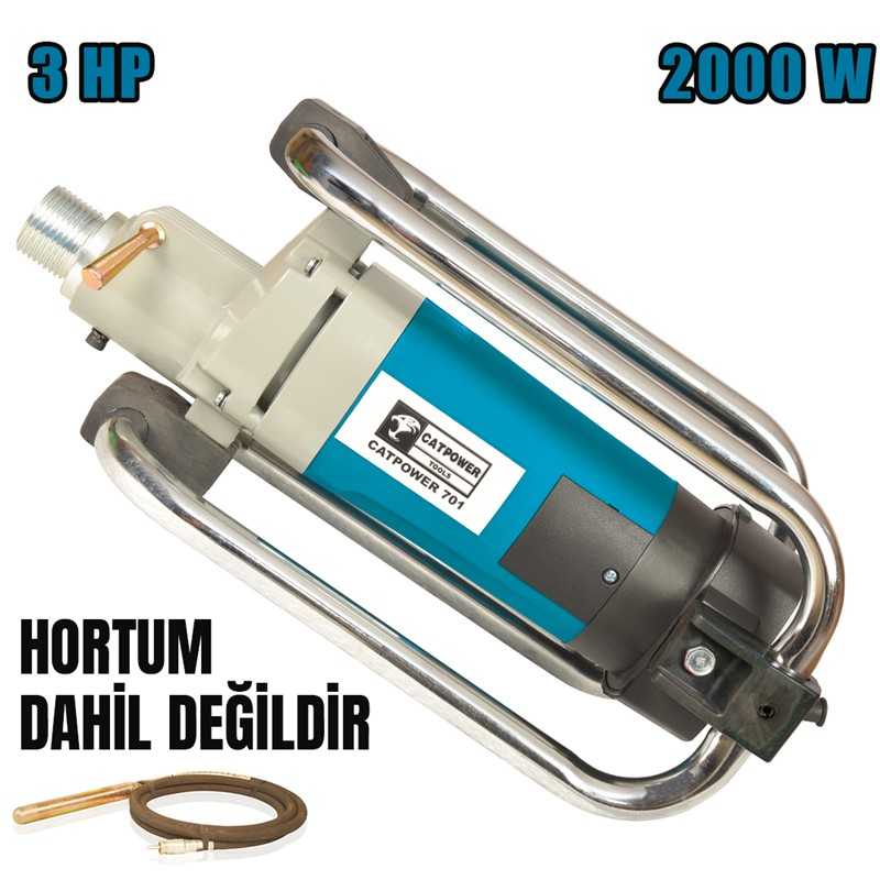 208 Betoncu Vibratörü 3 Hp 2300W - Görsel 1