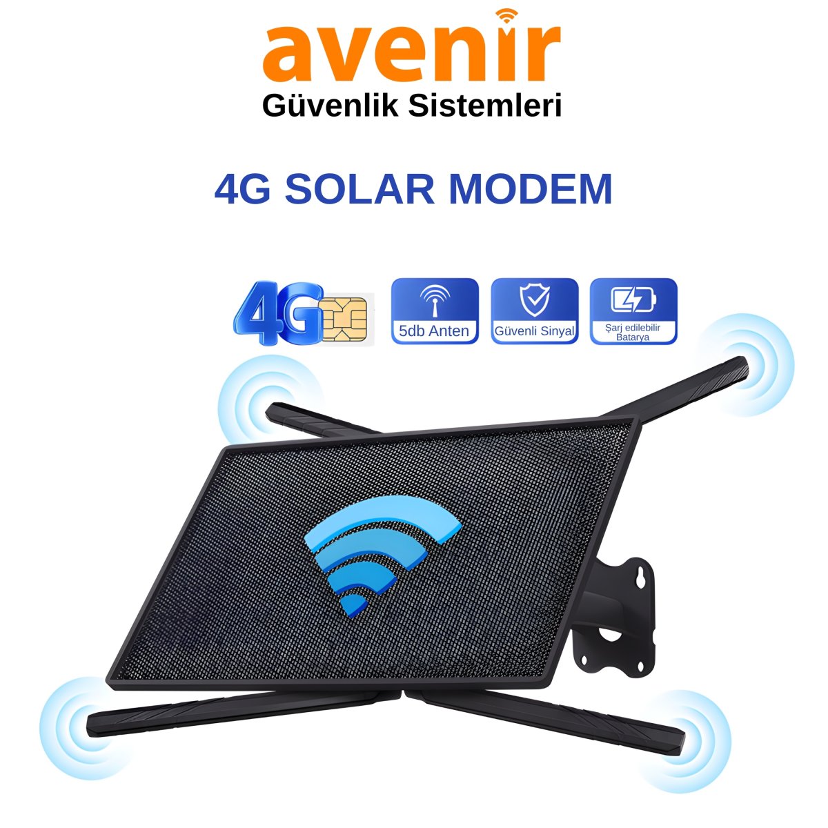 4G_SOLAR_MODEDM 4G SOLAR ROUTER - Görsel 1