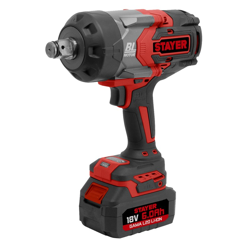 677 Kömürsüz Akülü Somun Sıkma 3/4" 18V Li-İon 7.5Ah - Görsel 1