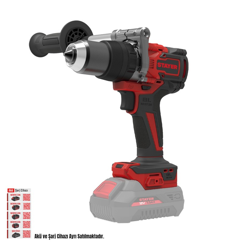 706 Kömürsüz Akülü Vidalama 18V Li-İon 2.0Ah/6.0ah - Görsel 1