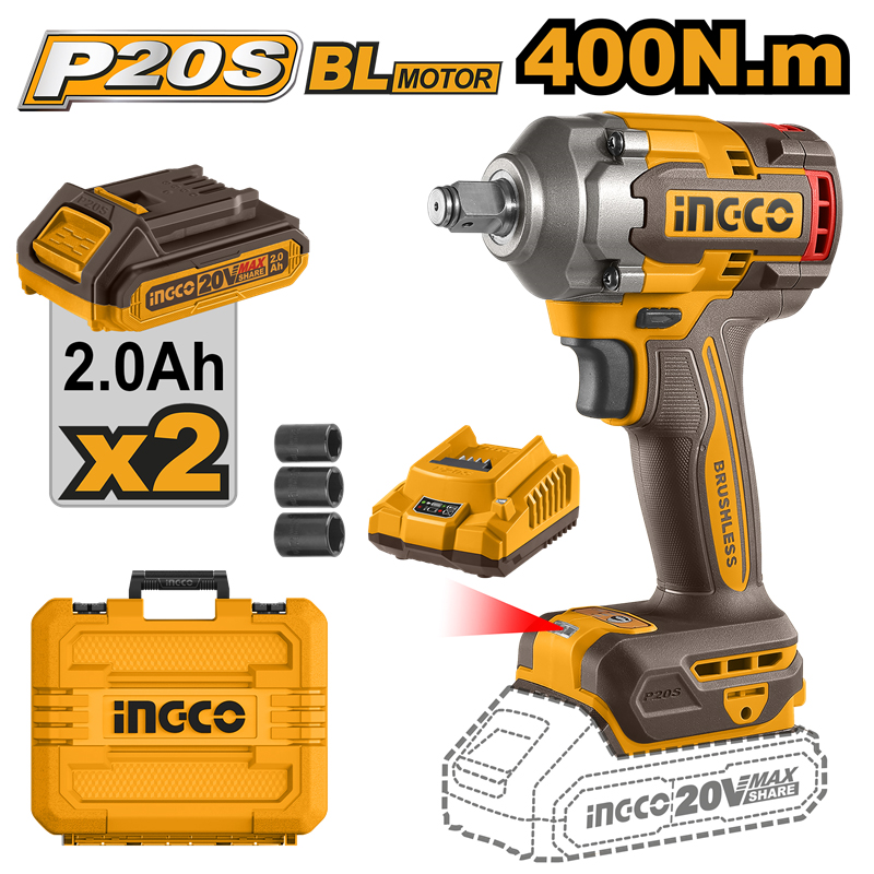 793 Li-İon Akülü Somun Sıkma 1/2" 20V 2.0Ah - Görsel 1