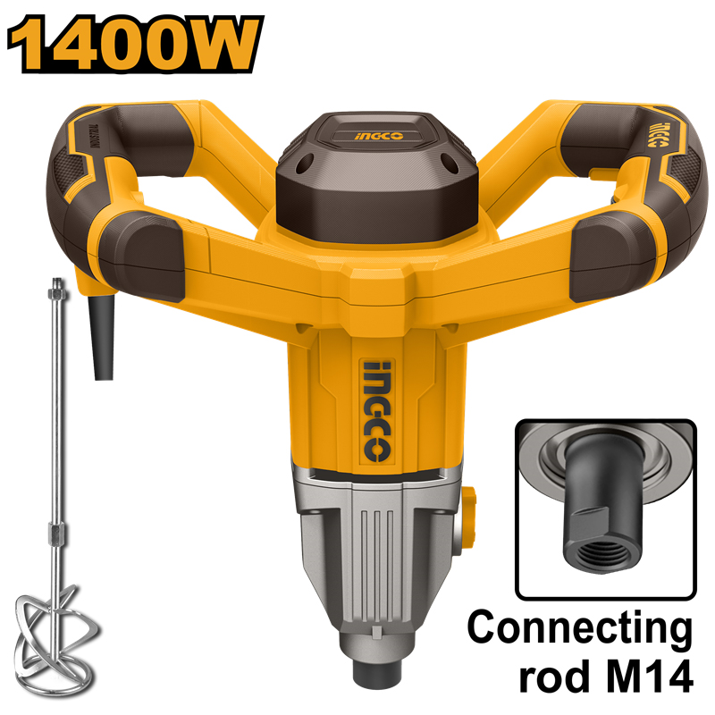 803 Endüstriyel Elektrikli Boya Karıştırıcı 1400W - Görsel 1