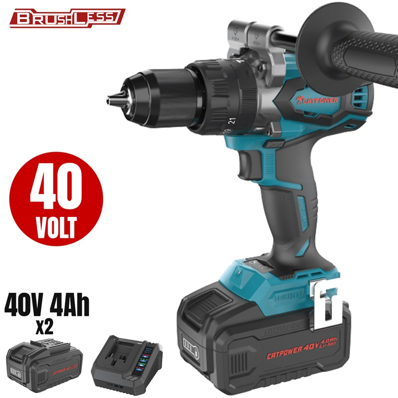 897 Kömürsüz Akülü Darbeli Vidalama Li-İon 40V 150Nm +( 4.0 Ah Akü 2 Adet)+(hızlı Şarj Cihazı) - Görsel 1