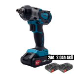 Kömürsüz Akülü Somun Sıkma Ve Torklu Vidalama 1/2'' 20 +2 Ah Akü (2 Adet) + Şarj Cihazı