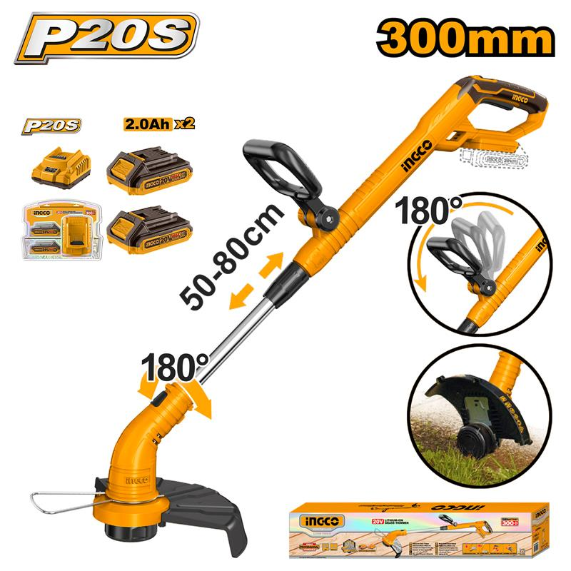 949 Li-İon Akülü Tırpan + Li-İon Akü Ve Şarj Cihazı Seti 20V 2.0Ah(ıng-Fbcpk2212e) - Görsel 1