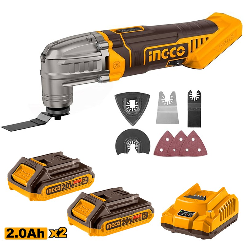 971 Li-İon Akülü Multiset 20V 2.0Ah + Li-İon Akü Ve Şarj Cihazı Seti 20V 2.0Ah(ıng-Fbcpk2212e) - Görsel 1