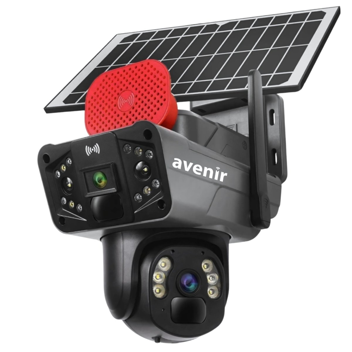 AV_S427H 6MP 2 Kameralı Solar PTZ 4G Sim Kartlı Kamera AOV - Görsel 1
