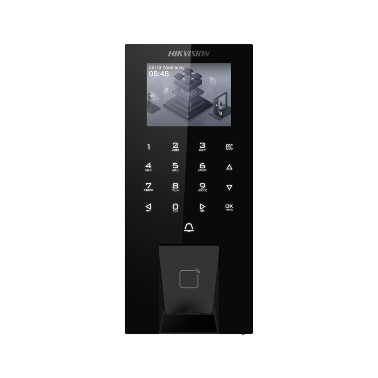 GHNTPOMrkwcJIEgczNc2286sAIPk5DCMKz4CsyiT HIKVISION DS-K1T807MBFWX-E1 Mifare, Bluetooth ,Keypadli Parmak İzi Geçiş Kontro - Görsel 1
