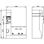 Sıemens Kaçak Akım Koruma Cihazı 4P 0.03-5A 0 S127-480V Ac Rcd110 - Görsel 2