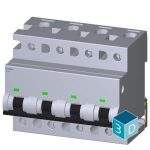 Sıemens 4Kutuplu Otomatik Sigorta 4P C 100A 10Ka - Görsel 3