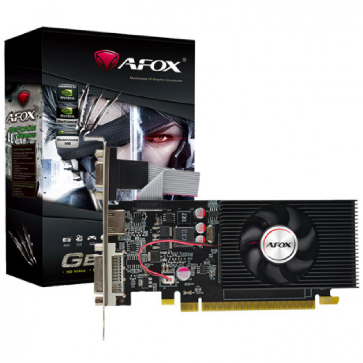 HvfQRzv9ynAzEgWy4wTwDqRPuJe5WPMLL7yfjgjQ 4 GB AFOX GT730 128Bit DDR3 HDMI,DVI,VGA Low Profile & Single Fan - Görsel 1