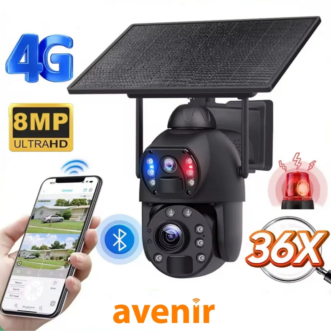 av_s436_7 4G SOLAR 36X OPTİK ZOOM PTZ KAMERA - Görsel 1