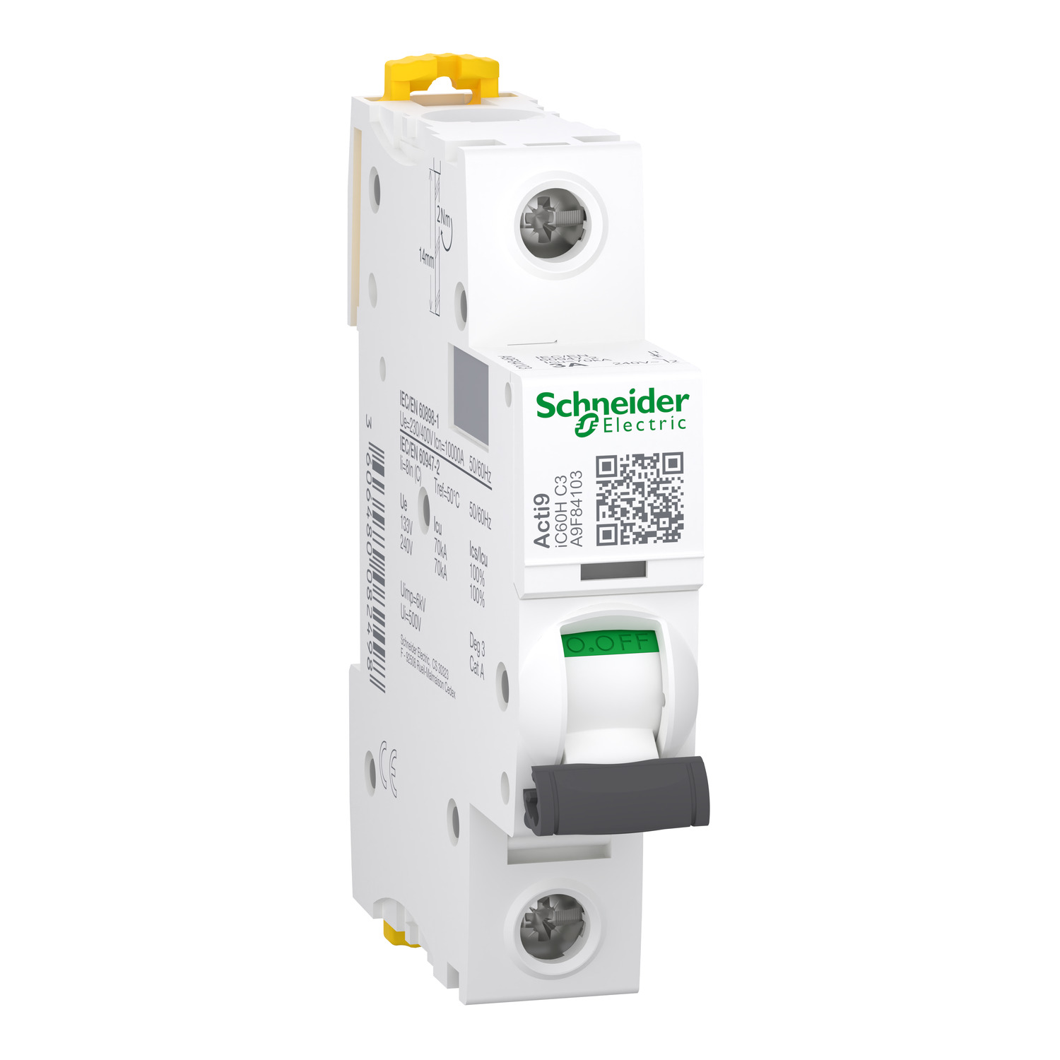 files Schneider Monofaze Otomatik Sigorta 1P C 3A 10Ka - Görsel 1