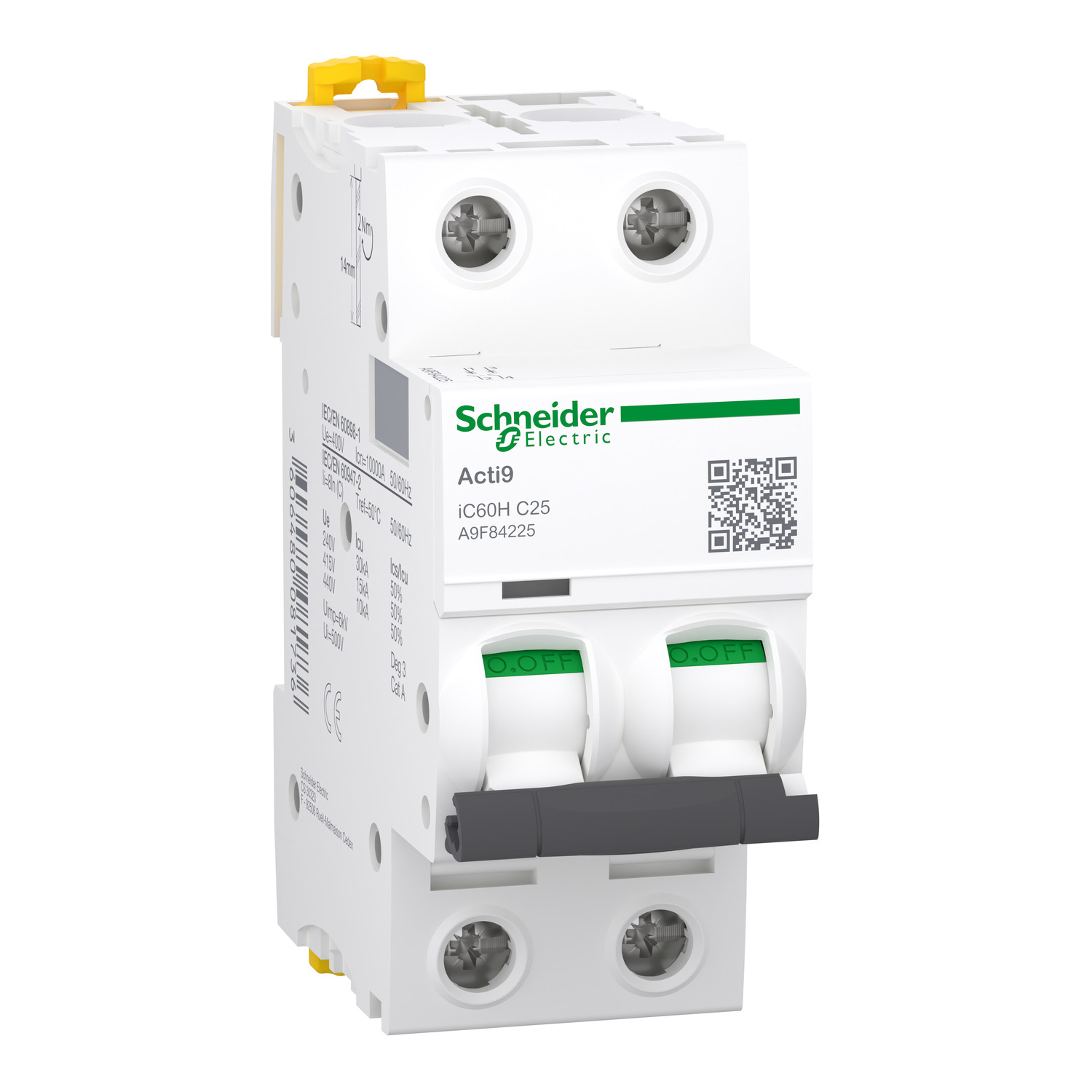 files Schneider Difaze Otomatik Sigorta 2P C 25A 10Ka - Görsel 1