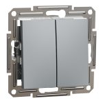 Schneider  Asfora Çelik Light+ Light Butonu