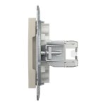 Schneider  Asfora Krem Data Prizi 1Xrj45 Cat5e - Görsel 2