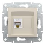 Schneider  Asfora Krem Data Prizi 1Xrj45 Cat5e - Görsel 3