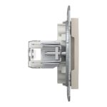 Schneider Asfora Krem Data Prizi 1Xrj45 Cat6 Modül+tuş - Görsel 2