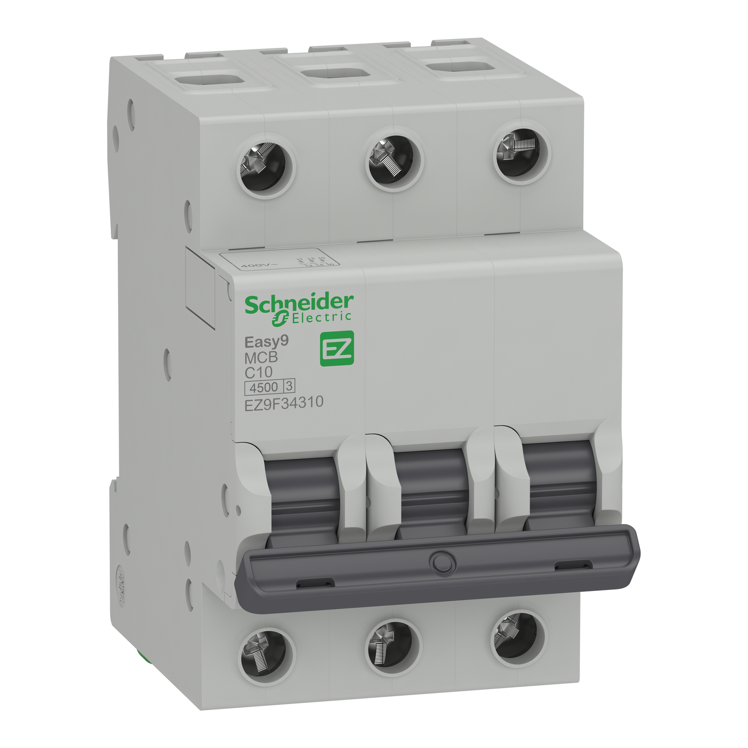 files Schneider Trifaze Otomatik Sigorta 3P C 10A 4.5Ka Easy9 - Görsel 1
