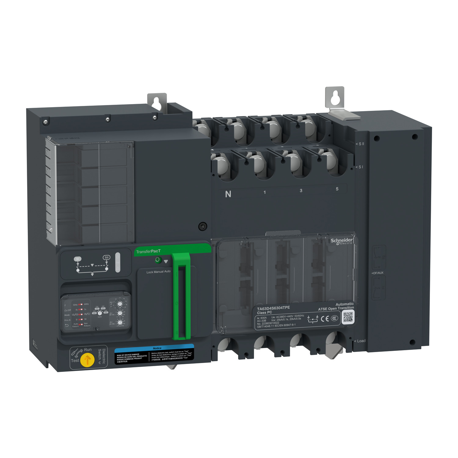files Schneider Transfer Şalteri Otomatik 4P 630A 400V - Görsel 1