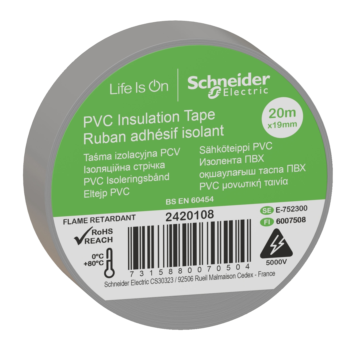 files Schneider Bant 19Mmx20m Gri - Görsel 1