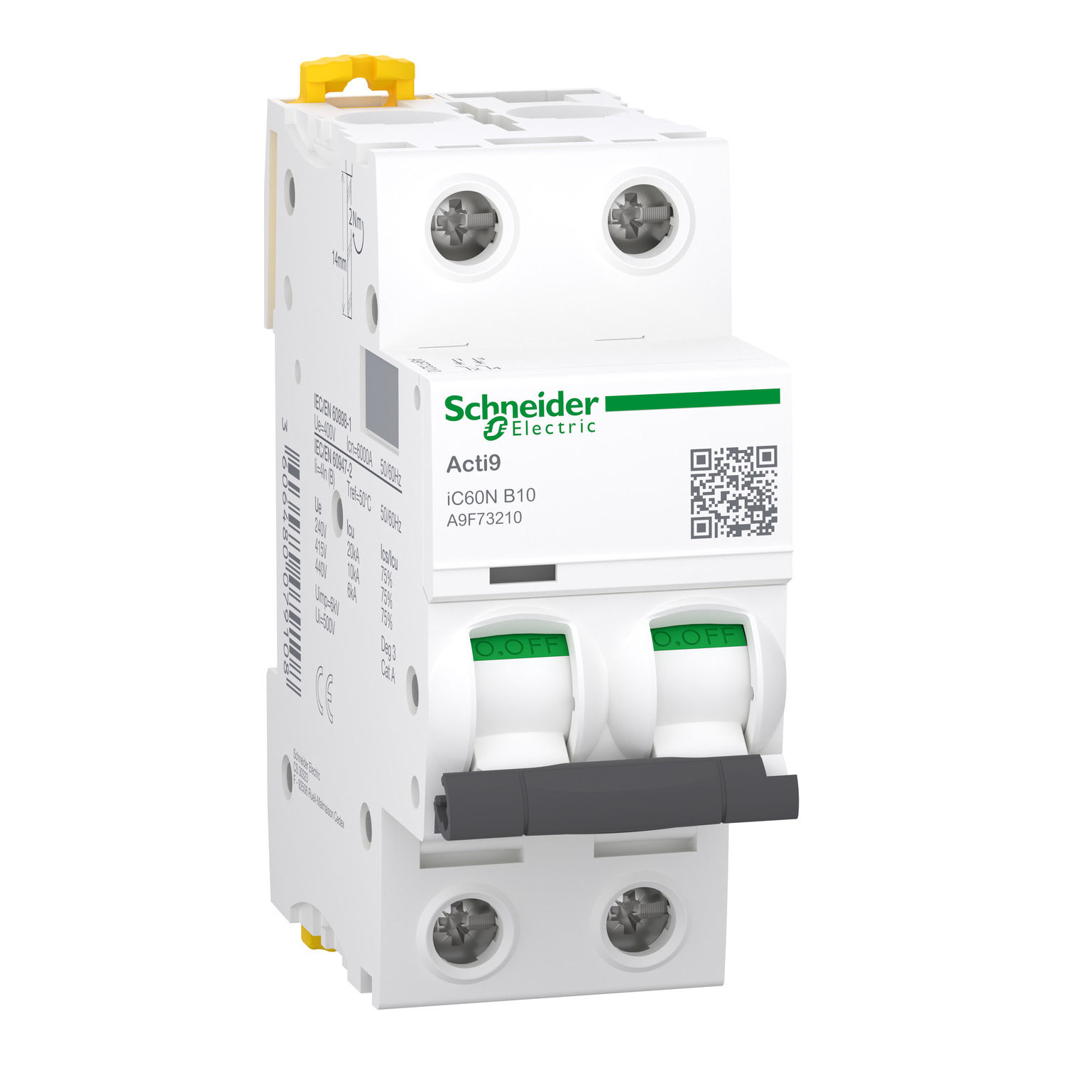 files Schneider Difaze Otomatik Sigorta 2P B 10A 6Ka - Görsel 1