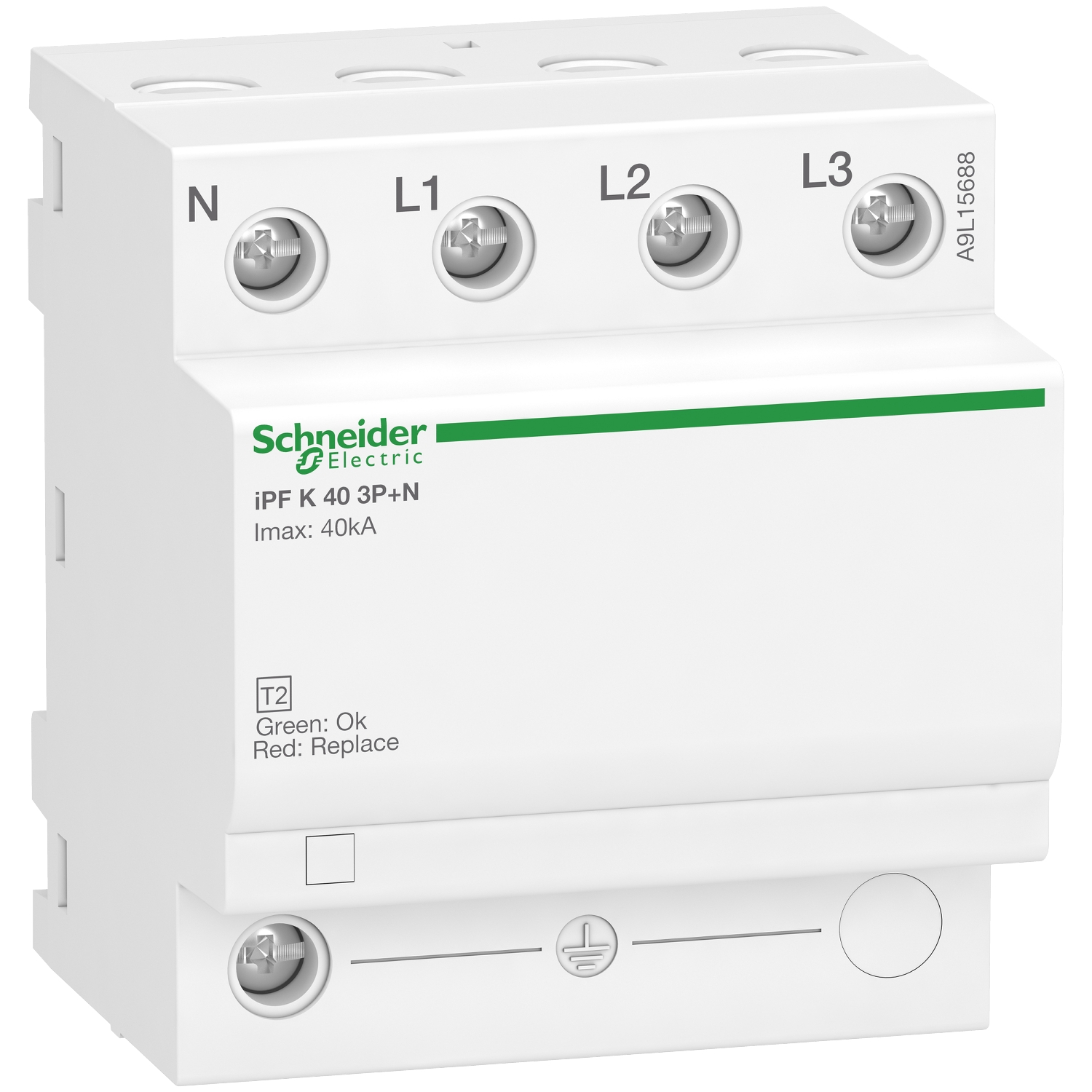 files Schneider Trifaze Parafudur 3P+n 40Ka C Sınıfı - Görsel 1