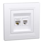 Schneider Asfora Beyaz Data+nümeris Rj45+rj11