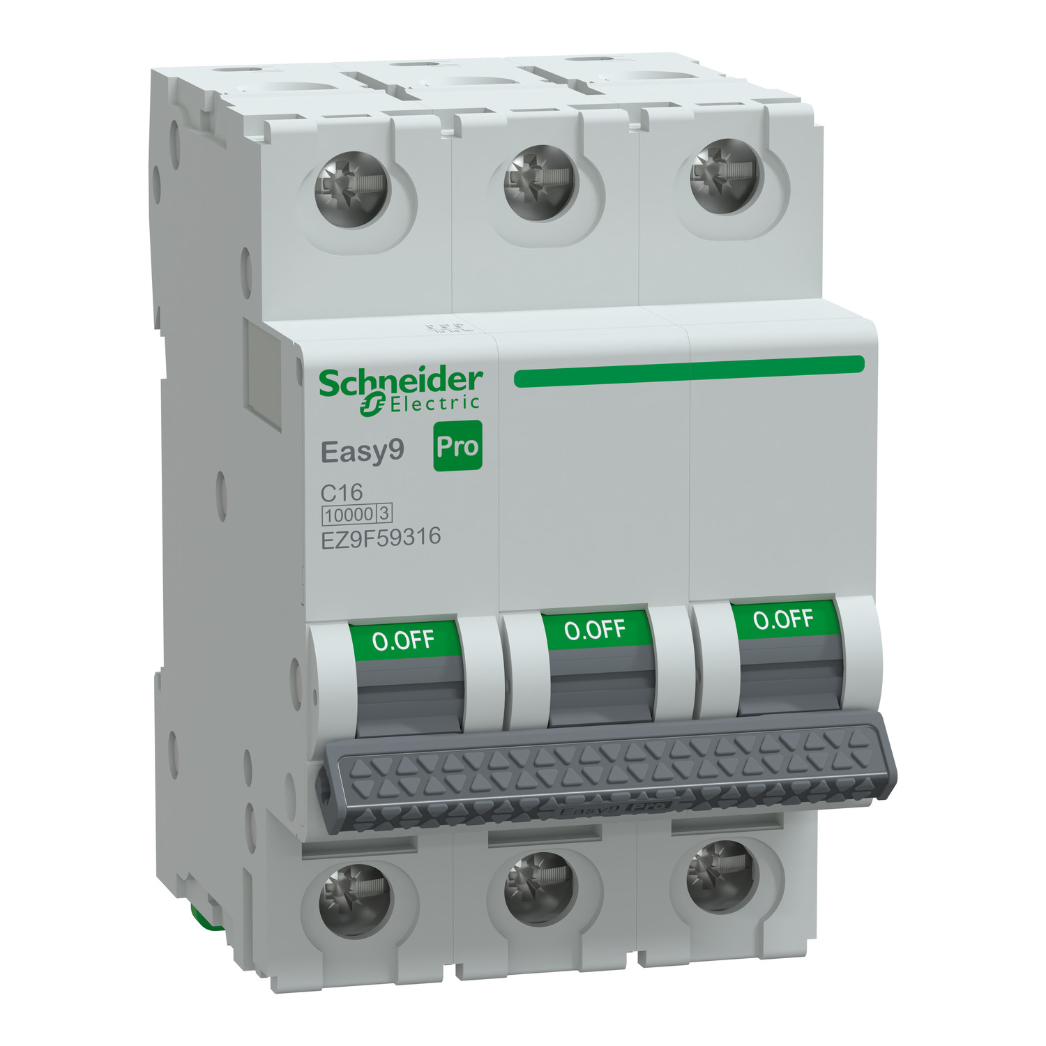 files Schneider Trifaze Otomatik Sigorta 3P C 16A 10Ka Easy9pro - Görsel 1