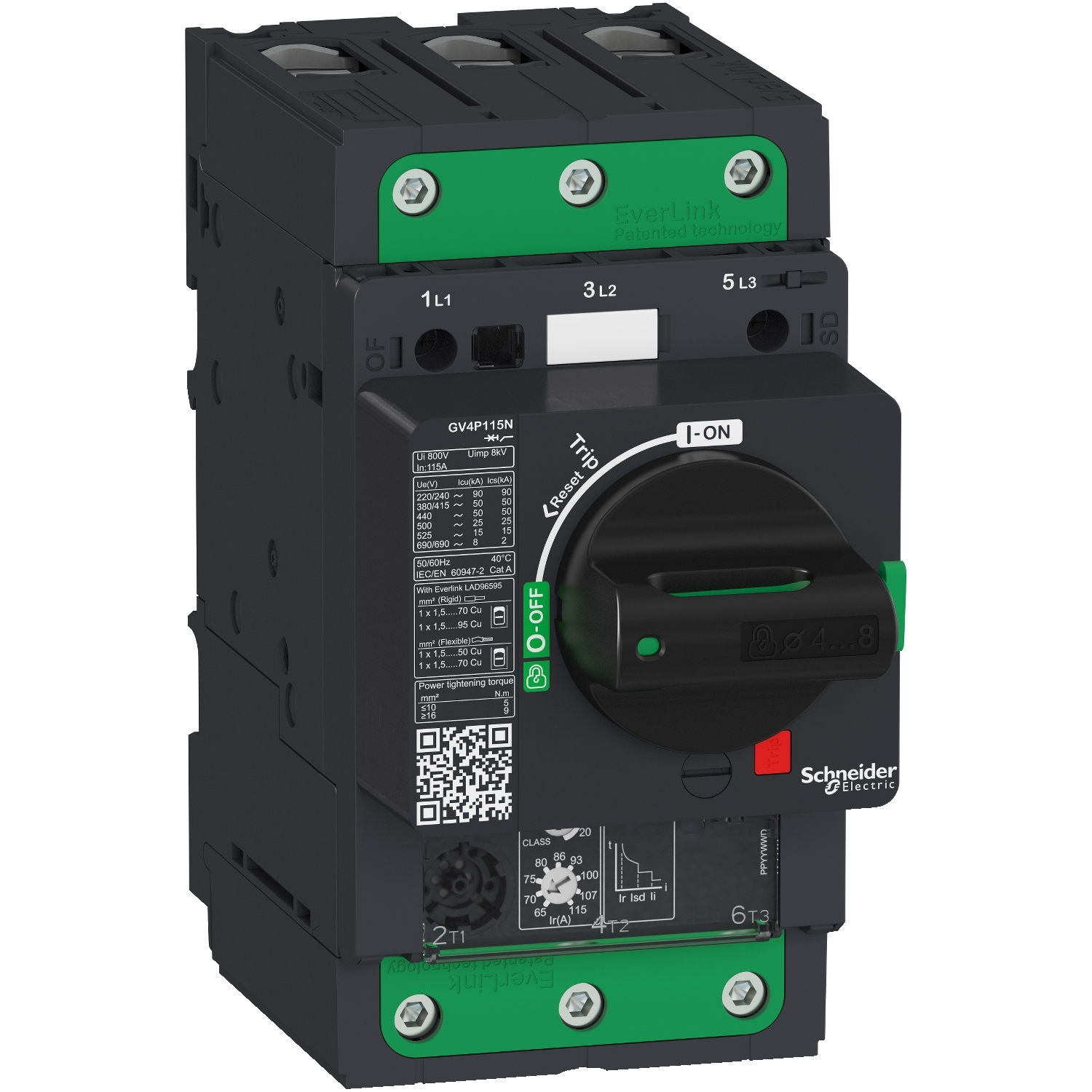 files Schneider Motor Koruma Şalteri 25Ka 65-115A - Görsel 1