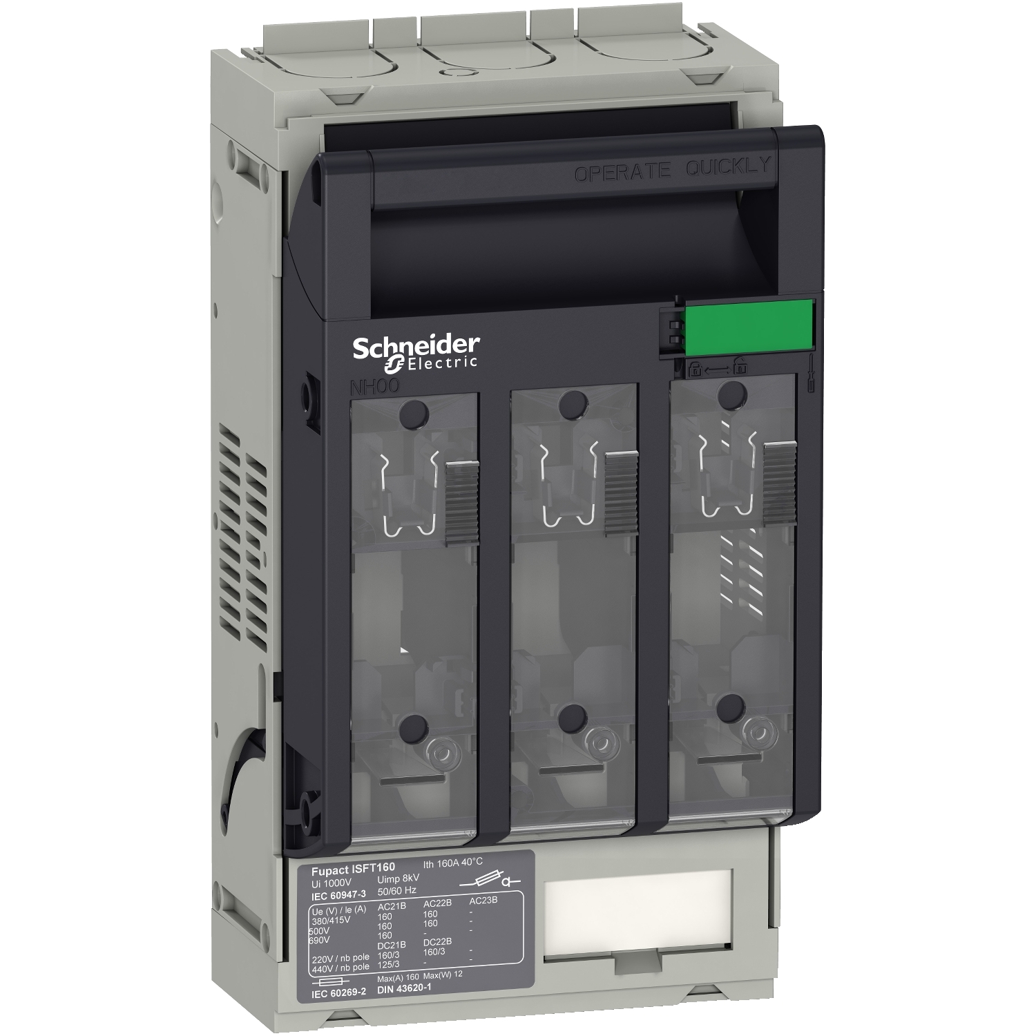 files Schneider Sigortalı Yük Ayırıcı 160A Isft160 Nh00 - Görsel 1