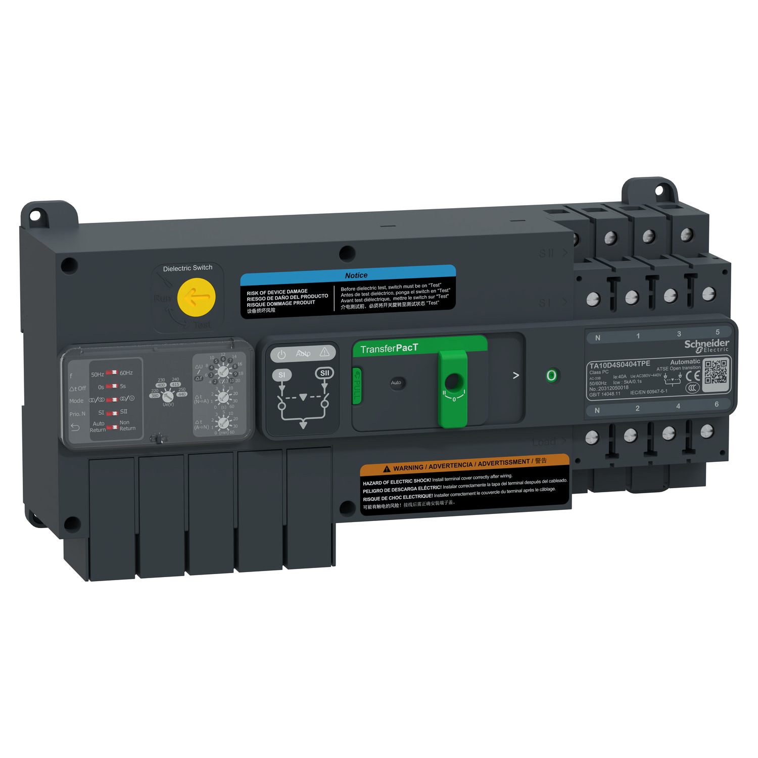 files Schneider Transfer Şalteri Otomatik 4P 40A Standart Ta10 - Görsel 1