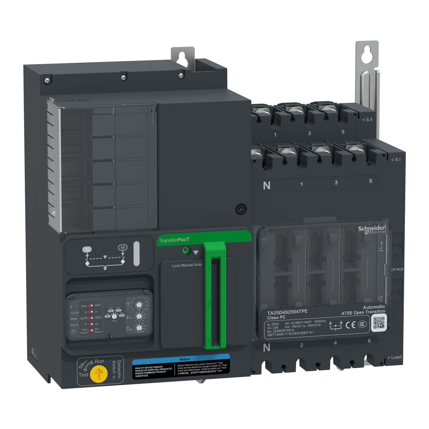files Schneider Transfer Şalteri Otomatik 4P 200A Standart Ta25 - Görsel 1