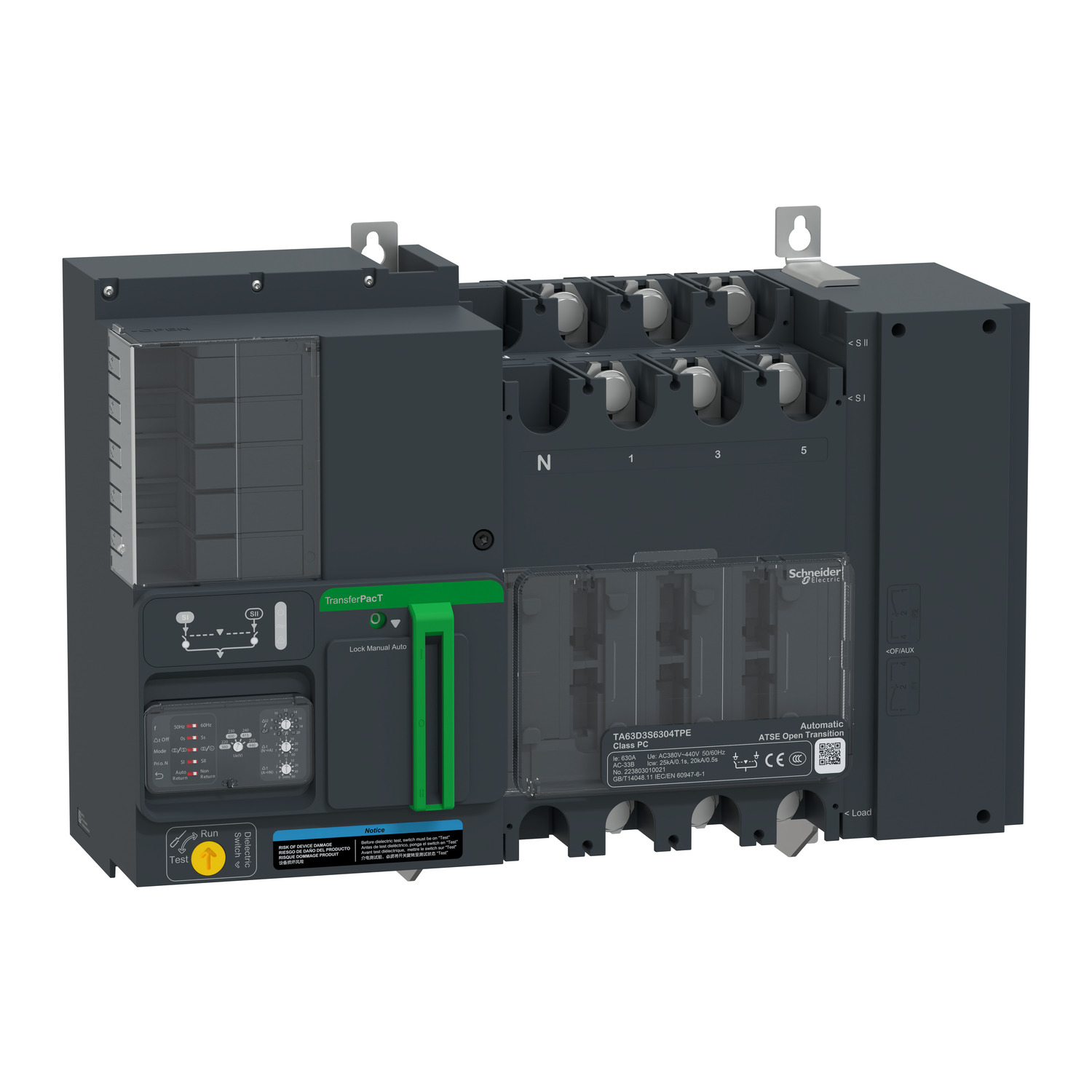 files Schneider Transfer Şalteri Otomatik 3P 630A 400V - Görsel 1